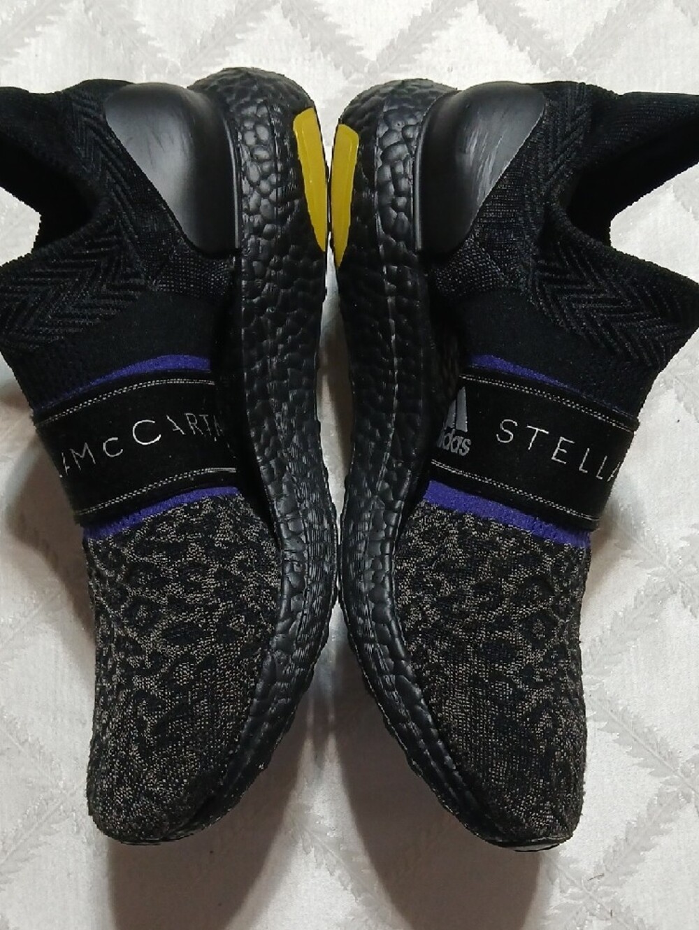 Adidas by Stella McCartney Black Slip-On Running Shoes Size 8.5 - Picture 3 of 8